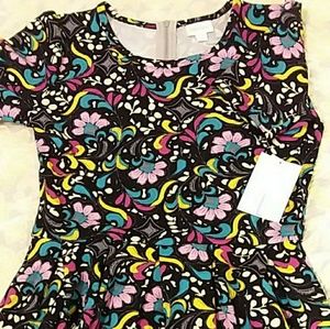 LuLaRoe Amelia dress, large BNWT